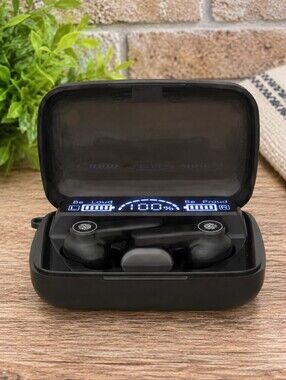 Title: M19 TWS Wireless Bluetooth Earbuds w/ LED Display Charging Case